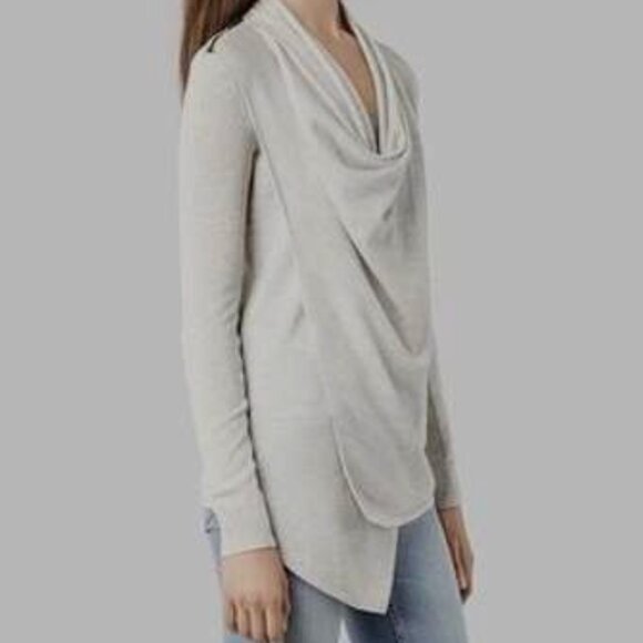 All Saints Elgar Fine Wool Cowl Neck Sweater - Picture 2 of 10